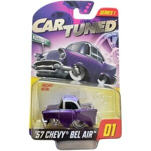 NEW Car Tuned '57 Chevy Bel Air #01 Walgreens Exclusive Series 1 Purple Kustoms